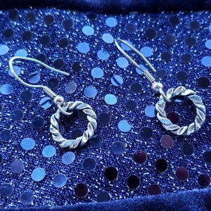 Light Weight Dangle Metal Earrings.